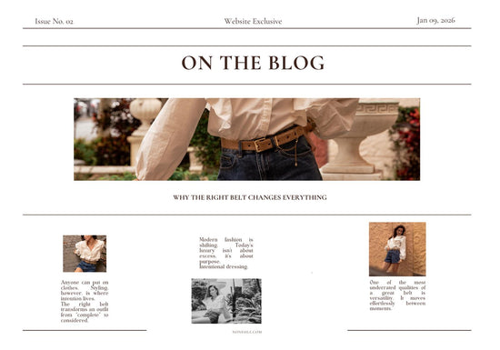 Why the Right Belt Changes Everything: Elevating Everyday Style with Intention