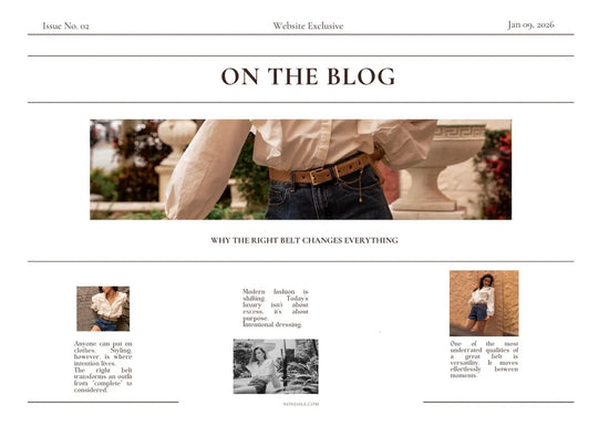 Why the Right Belt Changes Everything: Elevating Everyday Style with Intention