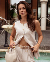 The Bijou Belt - Marbled Bisque Non esile
